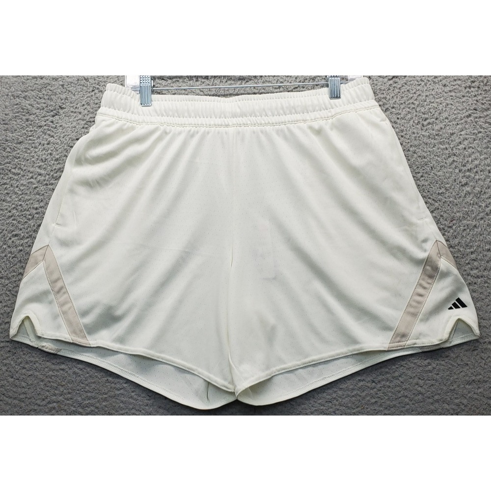 Adidas Basketball Shorts Womens Medium Multi Regular Fit Outdoor Elastic Waist